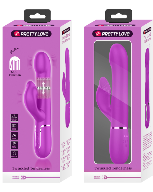 Vibrador Con Estimulador Tongue