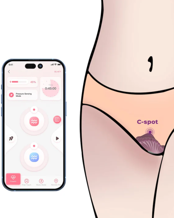 Vibrador Para La Ropa Interior Con Aplicación