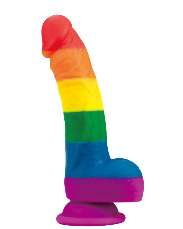 Dildo Pride Arcoíris 19 CM