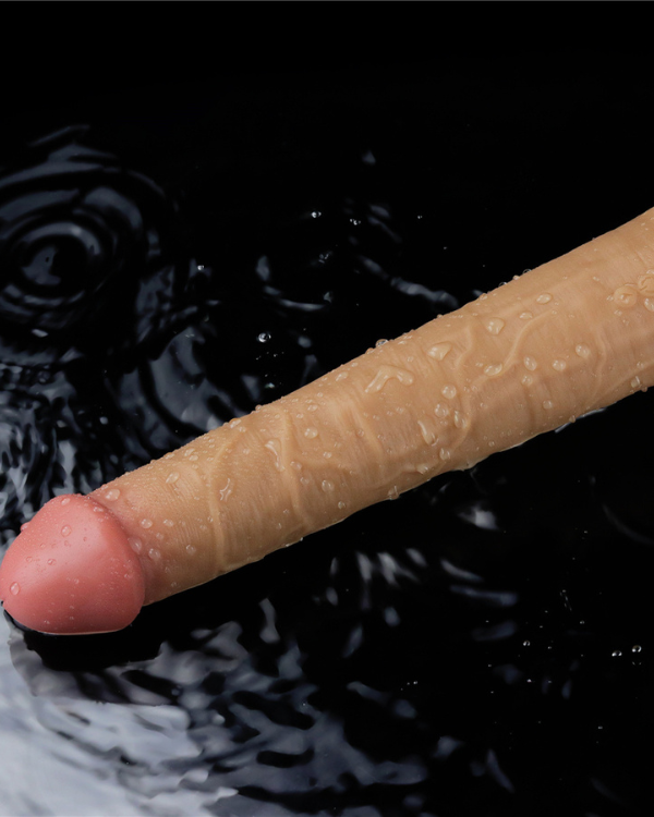 Dildo Realistico De doble Capa Con Rotación y Control Remoto 25,3 x 4,5 CM