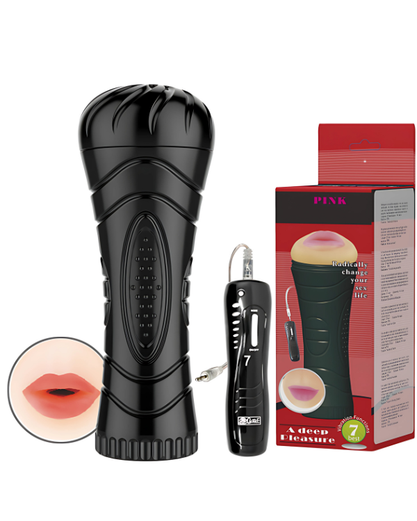 Masturbador Boca Con Vibración