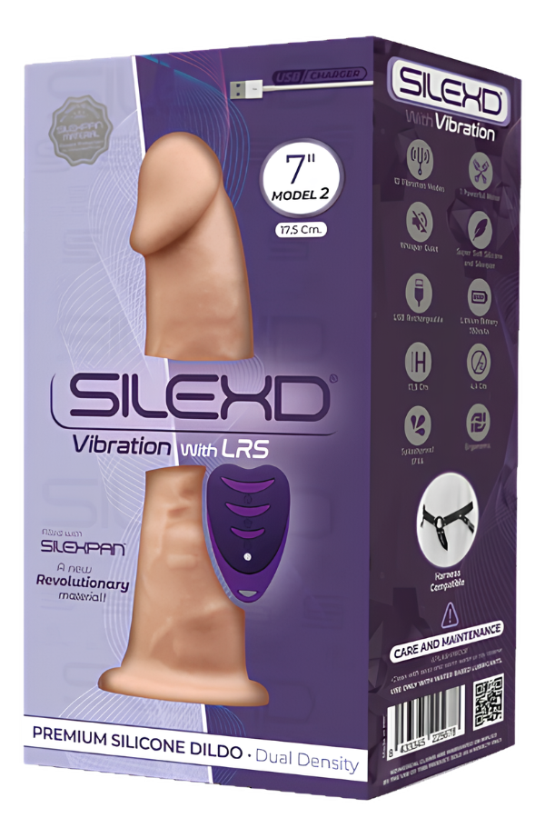 Vibrador Realístico con Control Remoto 17.5 x 4,4 CM
