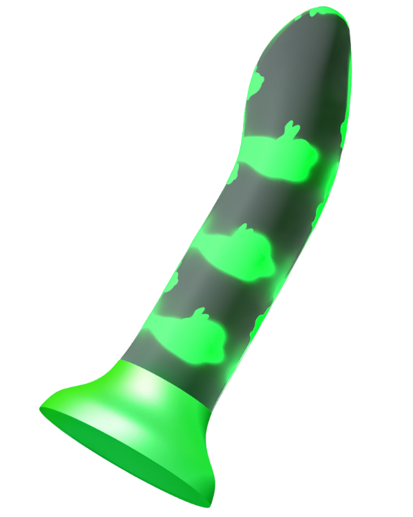Dildo Neon Pleasure Green 17 x 3.3 CM