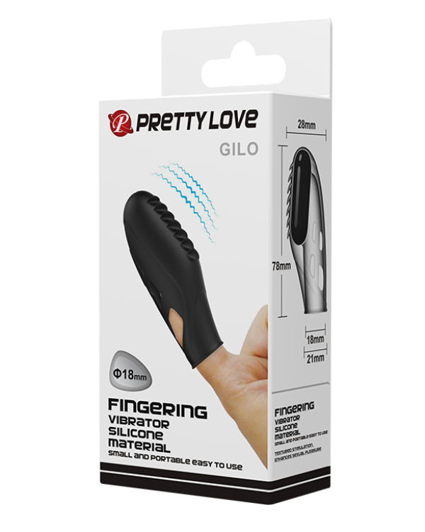 Vibrador Para El Dedo Con Textura