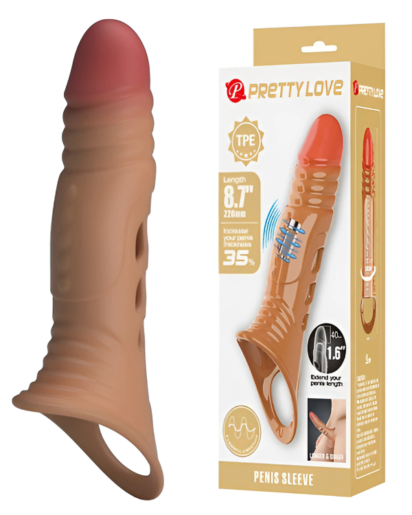 Funda Extensora Vibradora – Más Tamaño Más Placer
