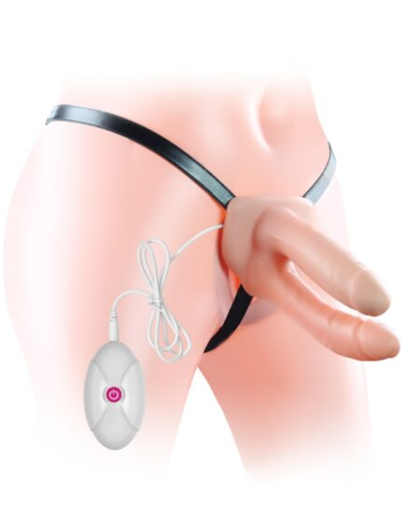 Arnés Sexual Funda Doble y Vibración