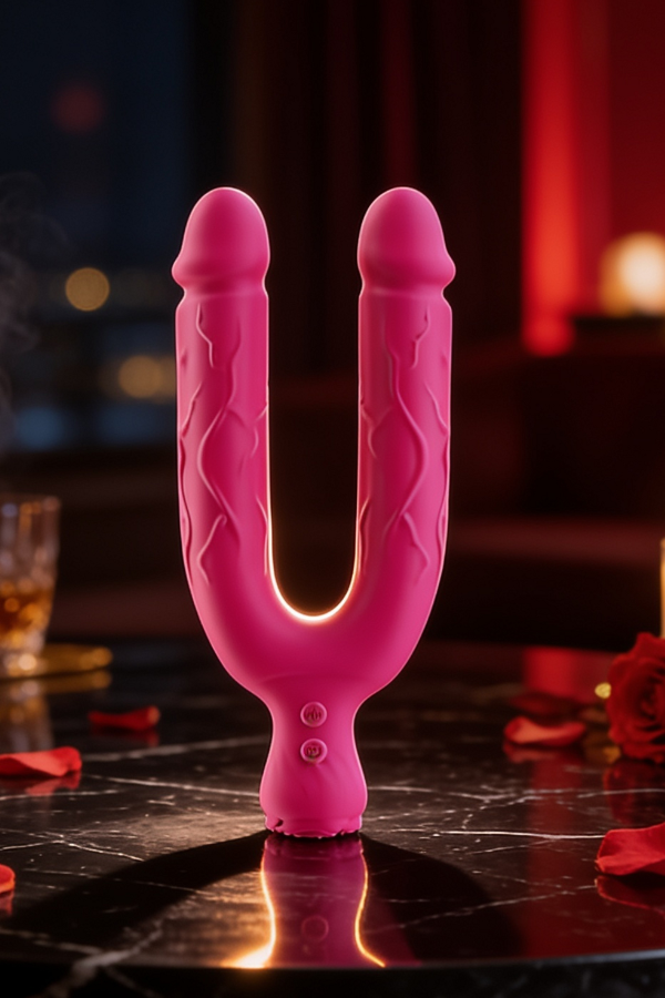 Dildo Vibrador Doble 26,5 x 4 CM