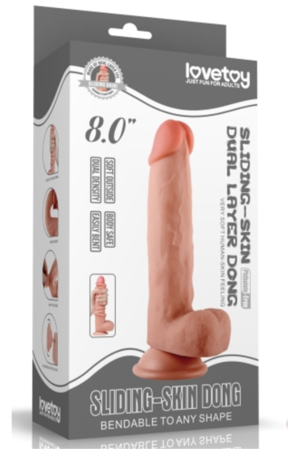 Dildo Realistico Piel Deslizante 21 x 4,3 CM