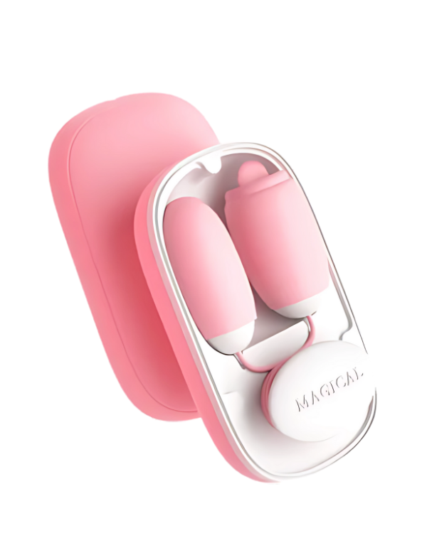 Play & Pleasure Set Vibrador y Lamedor Compacto