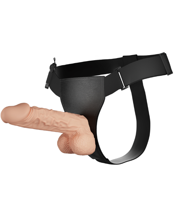 Arnés Passionate con Dildo Real Feel y Vibración