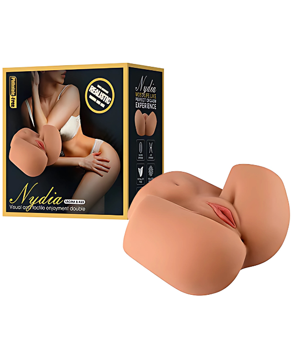 Masturbador Realista Vagina y Ano Latina Caliente