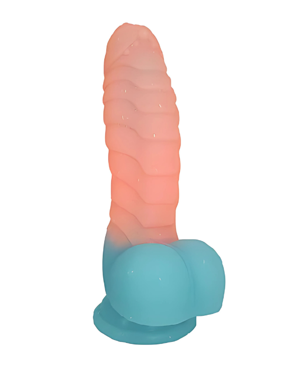 Dildo Texturizado Luminoso 17,5 x 4,5 CM