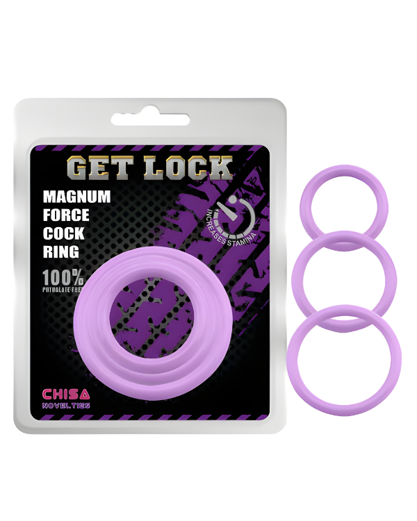 Kit 3 Anillos Para Pene GetLock