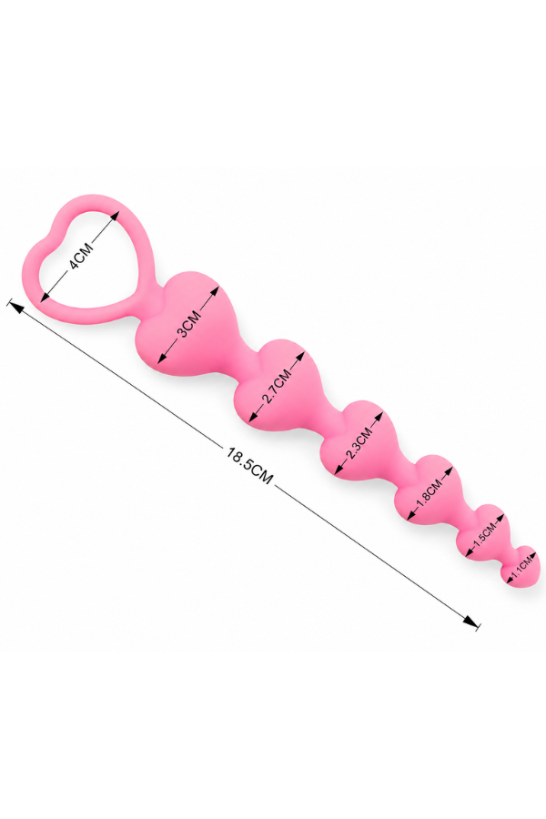 Dilatador Anal Progresivo de Corazones