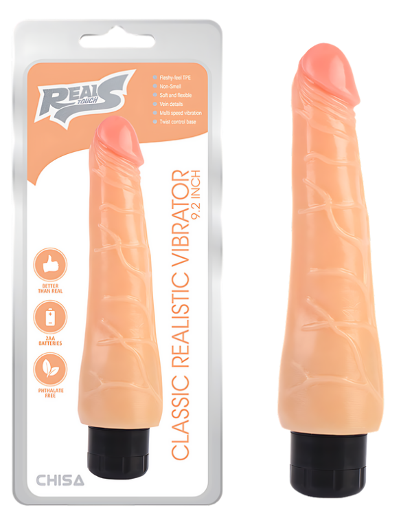 Dildo vibrador Pascal RealBeats 23,3 x 5 CM