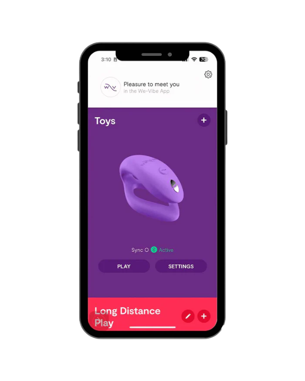 Vibrador Sync O Para Parejas Con App y Control Remoto