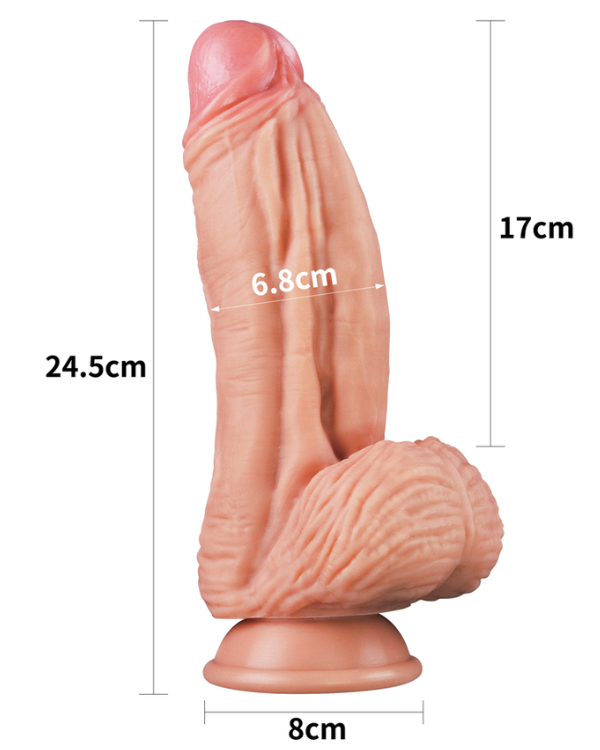 Consolador Premium Nature Cock 24,5 x 6,8 CM