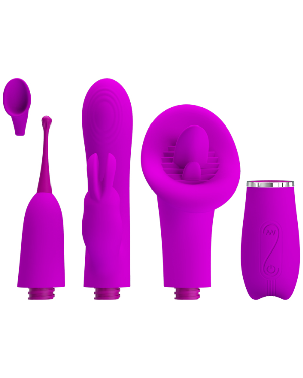 Kit Vibrador Intercambiable: Placer Personalizado