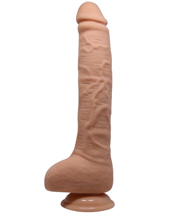 Dildo Extra Largo con Textura Realista 27 x 4,2 CM
