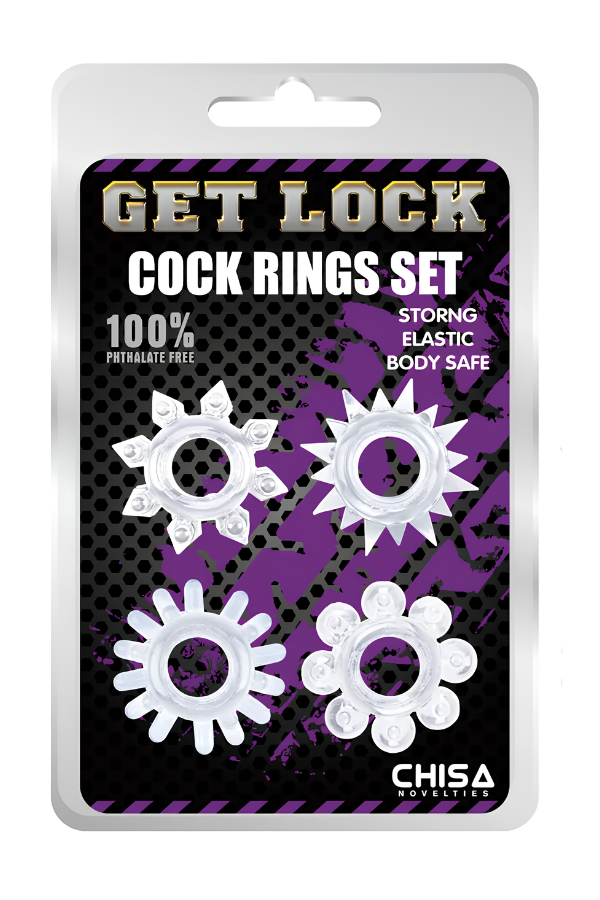 Kit 4 Anillos GetLock