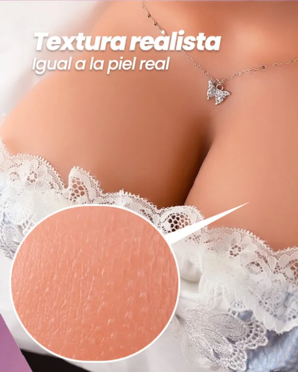 Masturbador de Doble Entrada con Pechos – Realismo y Estimulación
