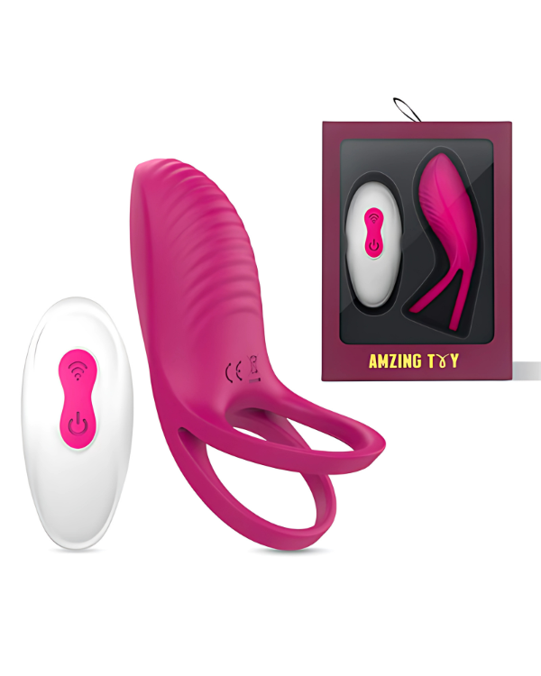 Anillo Vibrador Estimulador y Retardante Con Control Remoto