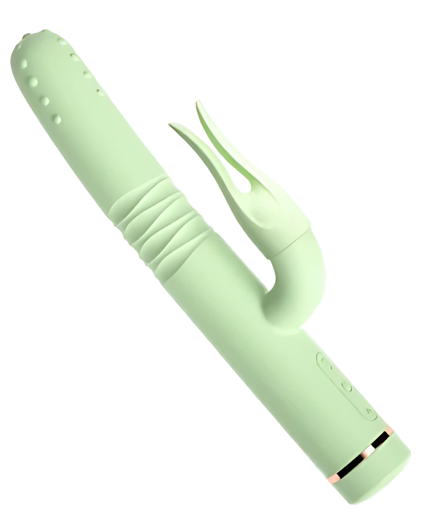 Vibrador Cactus con Empuje Automático, Vibración y Calor