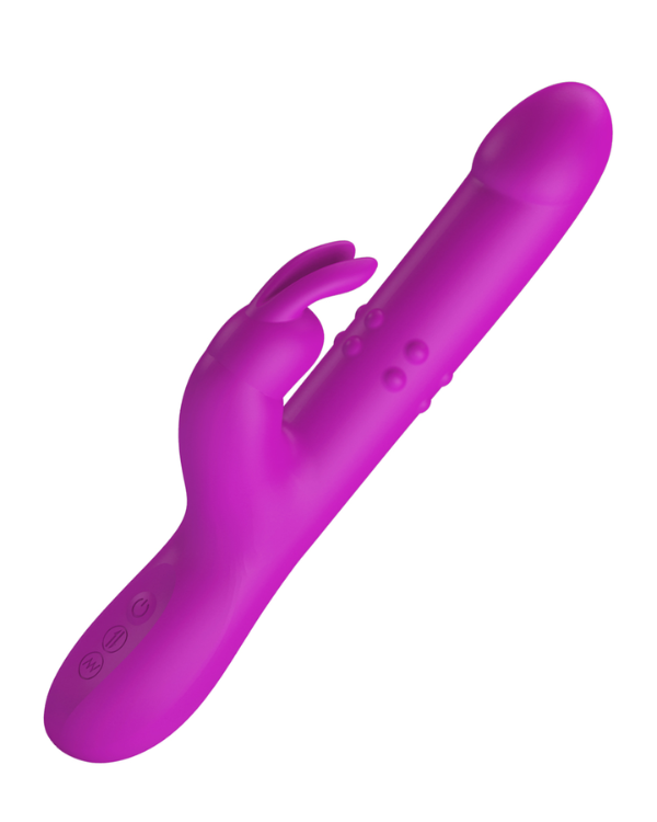 Vibrador Conejito Con Función de Rotación y Vibración