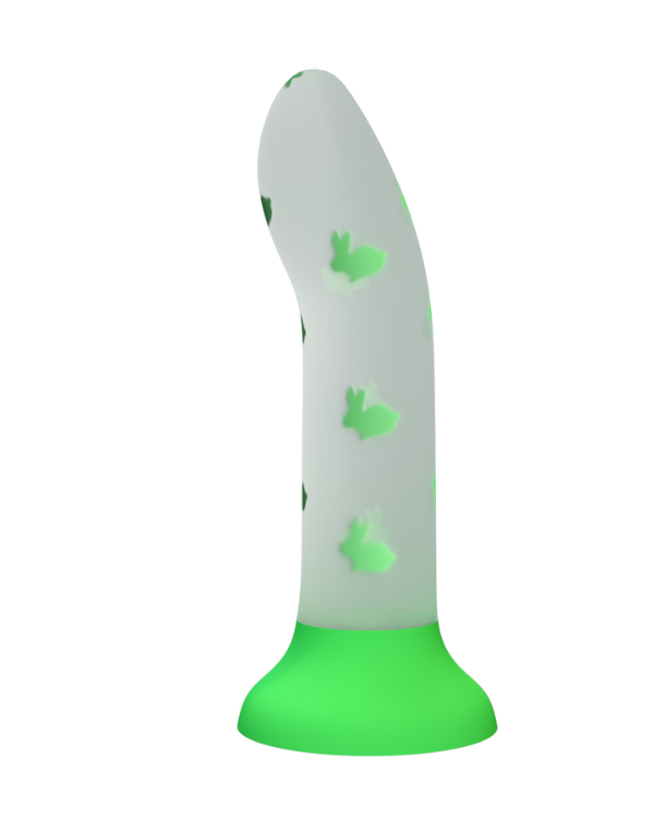 Dildo Neon Pleasure Green 17 x 3.3 CM