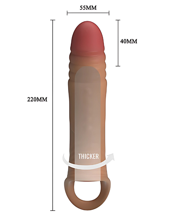 Funda Extensora Vibradora – Más Tamaño Más Placer