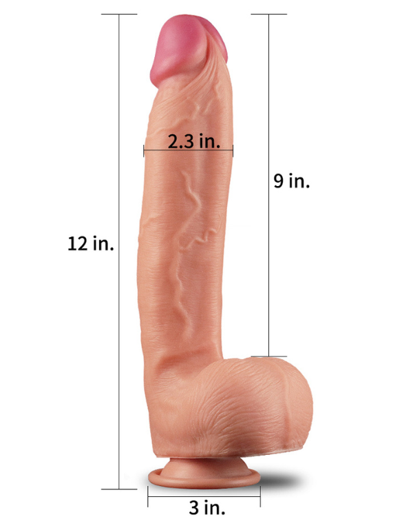 Consolador Doble Capa King Size 30 x 5,8 CM