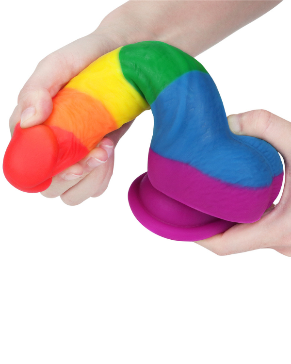 Dildo Pride Arcoíris 19 CM