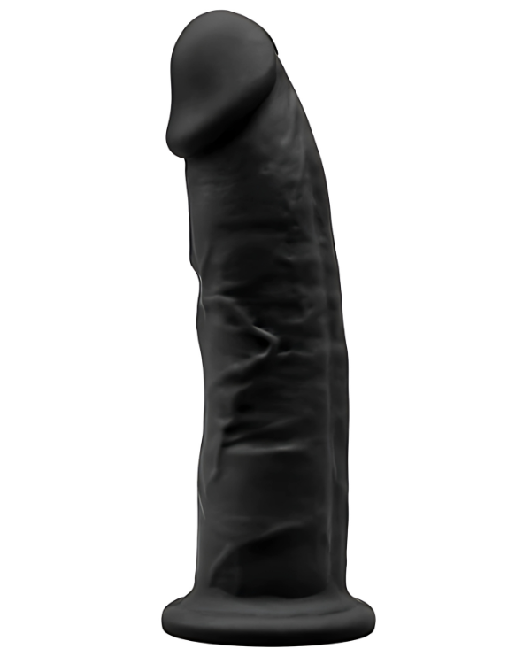 Dildo Negro Termo Reactivo SilexD 15 x 3,5 CM