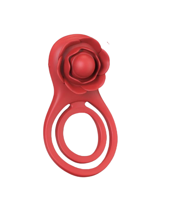 Anillo Vibrador Estimulador y Retardante Rosa Con Aplicación