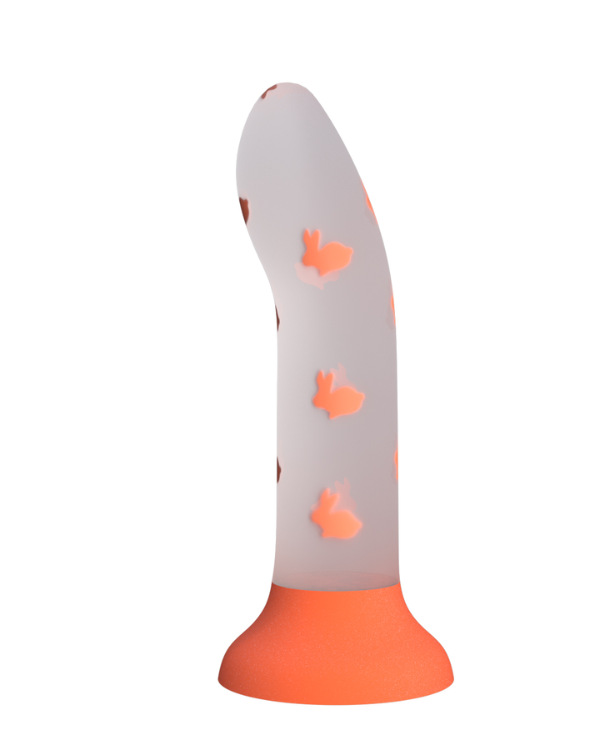 Dildo Neon Pleasure Orange 17 x 3.3 CM