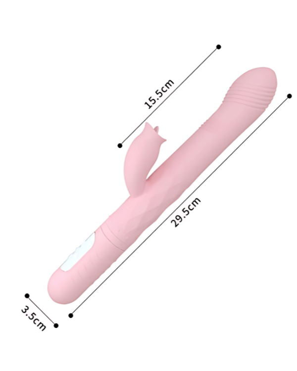Wind – Vibrador con Lamida, Movimiento y Termo acción