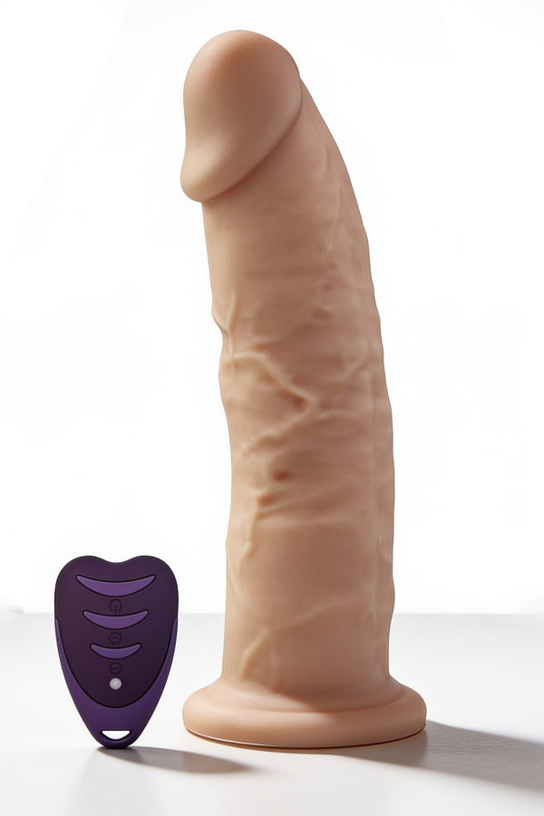 Vibrador Realístico con Control Remoto 17.5 x 4,4 CM