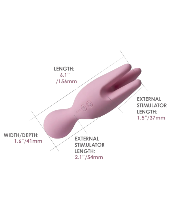 Nymph Placer Dual con Estimulación Sensual