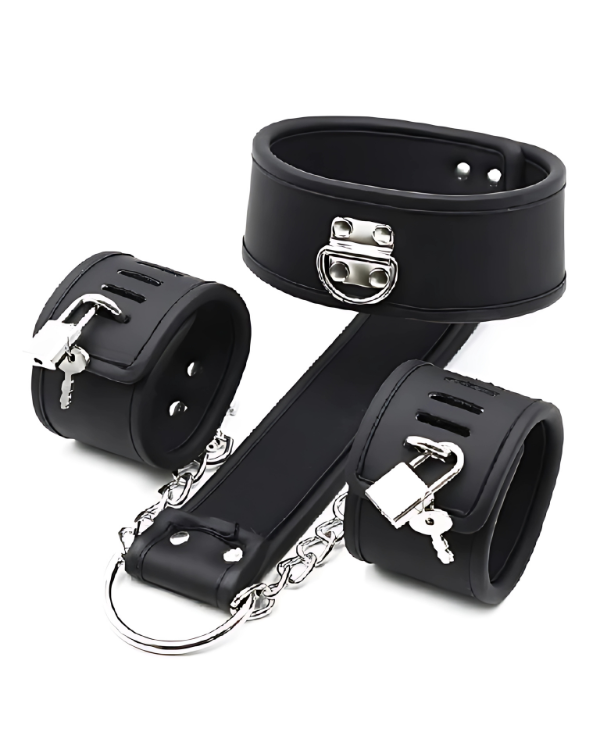Collar De Sumision Con Esposas