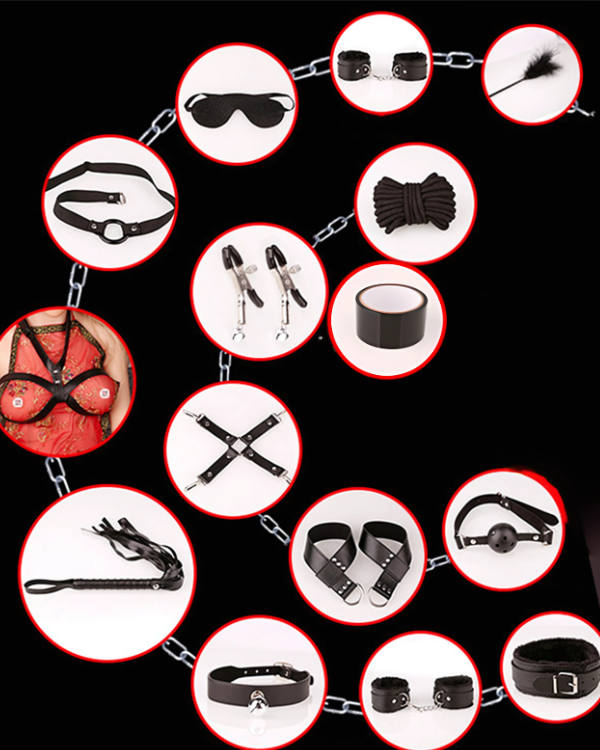 Kit De Bondage 15 Piezas