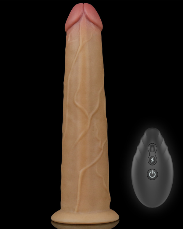 Dildo Realistico De doble Capa Con Rotación y Control Remoto 22,8 x 4,9 CM