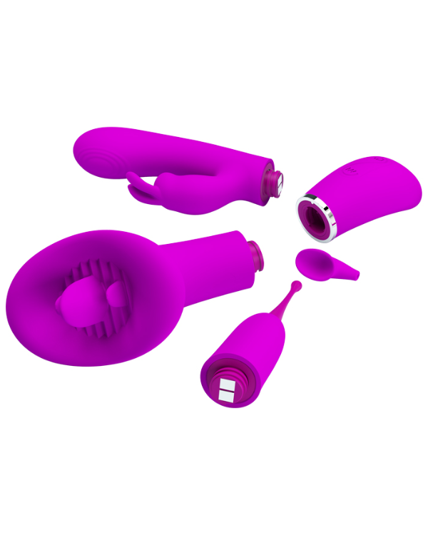 Kit Vibrador Intercambiable: Placer Personalizado