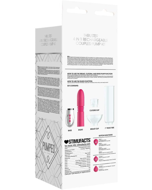 Thruster 4 in 1 Kit De Bombeo Para Parejas