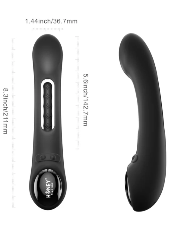Vibrador Dark Hot Night Con Aplicación