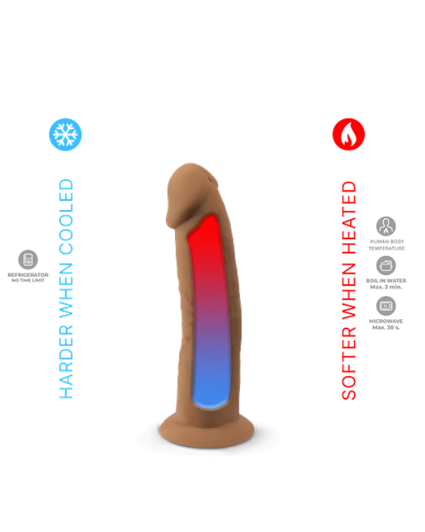 Dildo Realístico Silex D Modelo 2 6" Color Caramelo