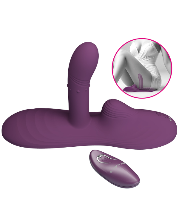 Vibrador Asiento de Silicona con Movimiento, Vibración y Calor