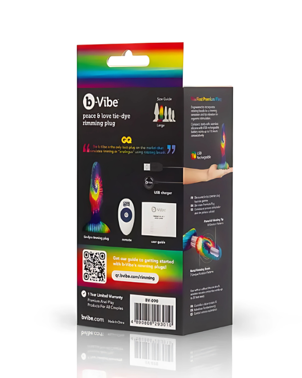 Plug Anal Vibrante y Rotatorio Viaje Sensorial - Con Control Remoto