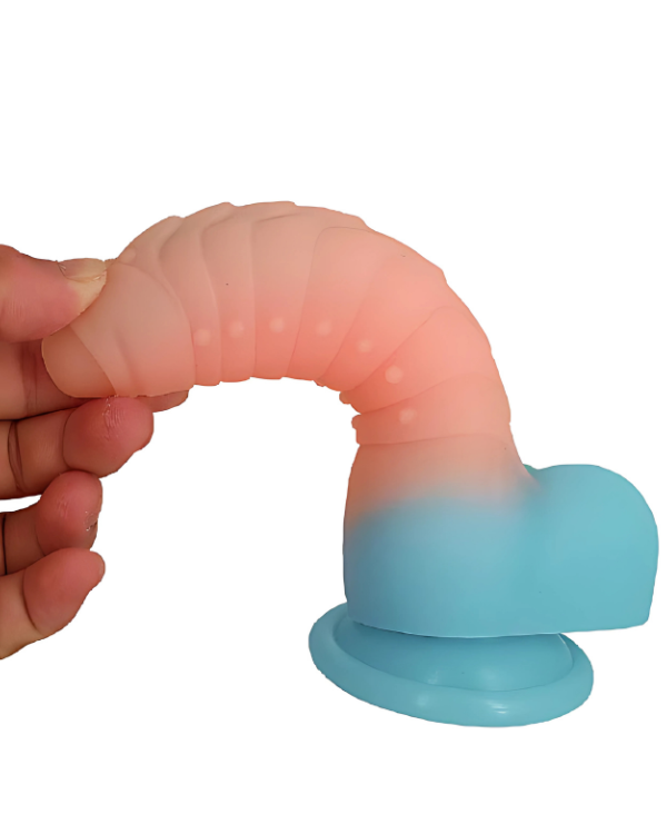 Dildo Texturizado Luminoso 17,5 x 4,5 CM