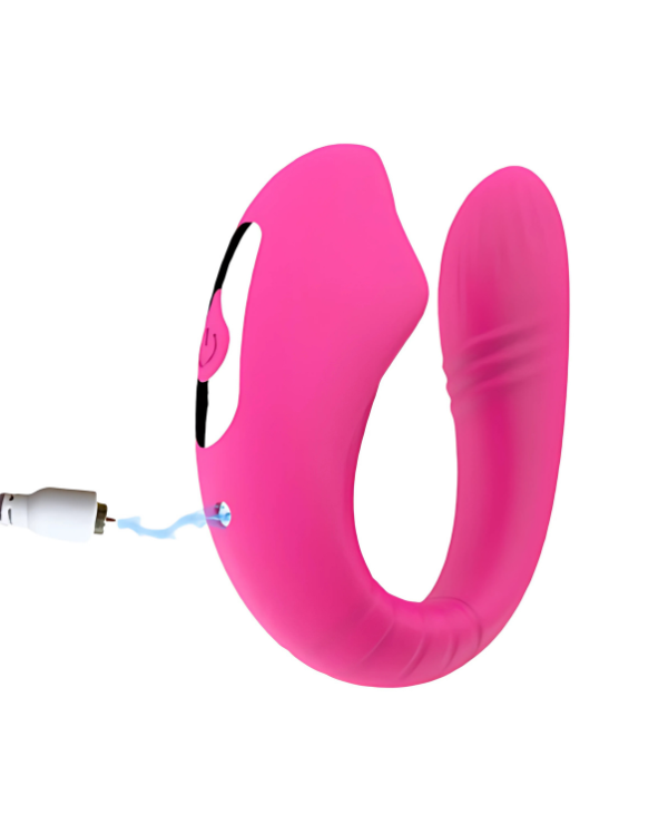 Vibrador y Succionador Mystic Pleasure Con Control Remoto