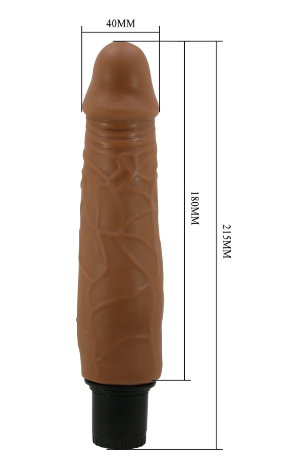 Dildo Vibrador Realístico Soft Skin 21.5 x 4 CM